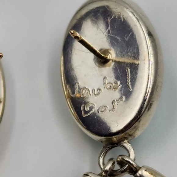 Steve Vaubel Sterling Silver Dangly Earrings - Picture 2 of 9